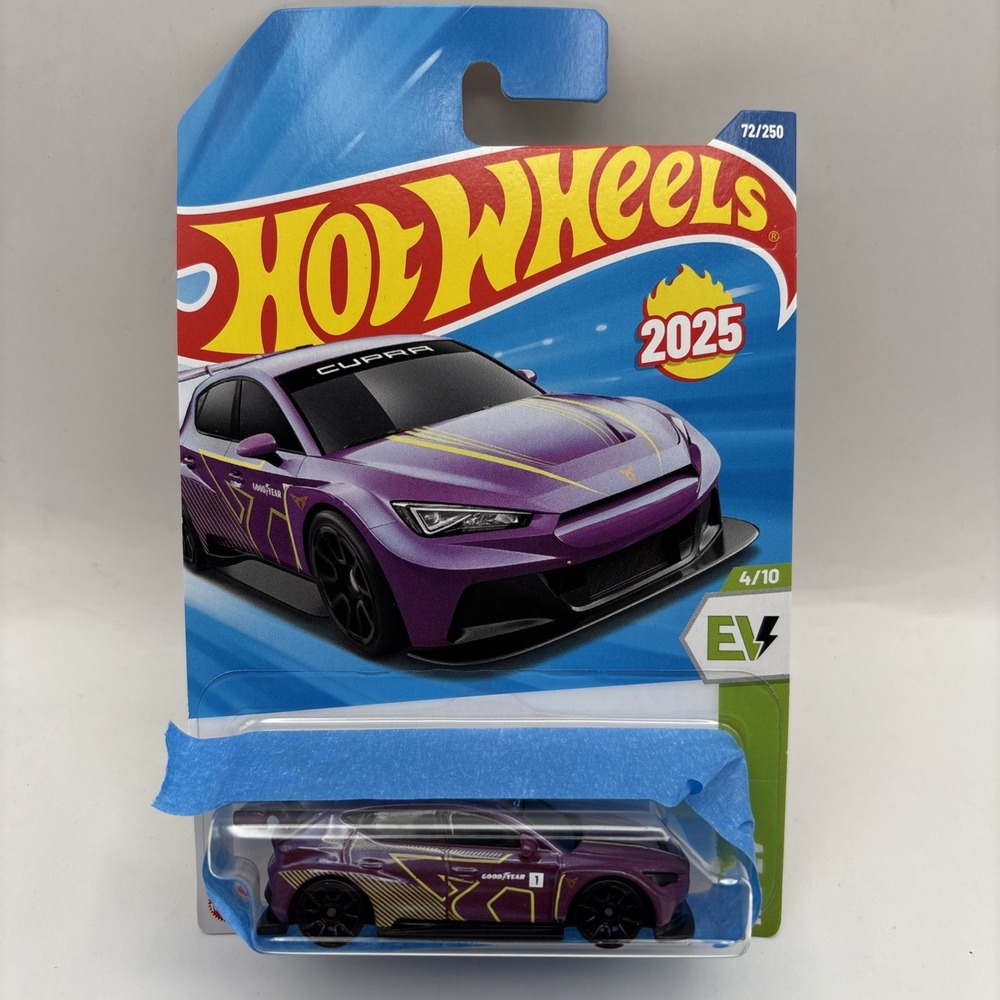 Hot Wheels 2025 CUPRA‎ e-RACER Hw EV Purple 4/10 Mainline Case C 72/250 HTF